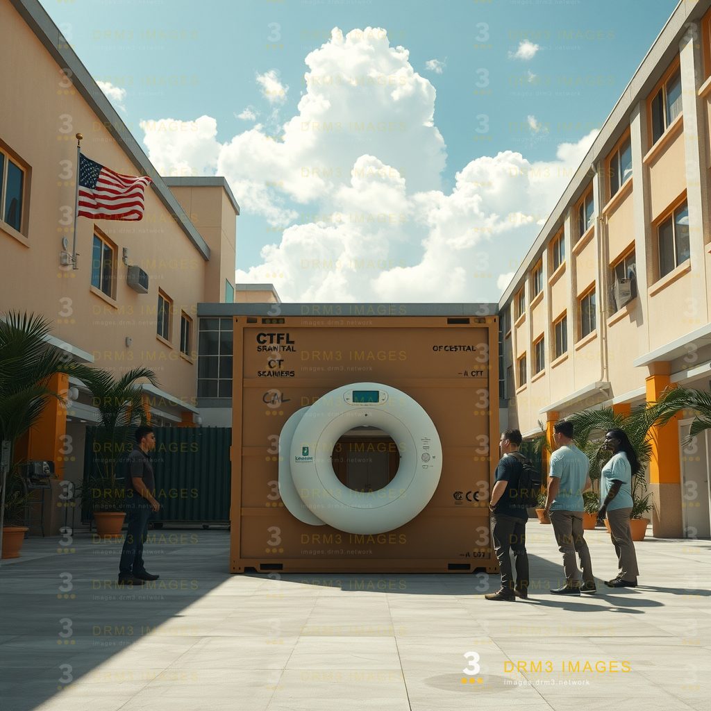 Health Secretary celebrates new CT scanner arrival in Vieques