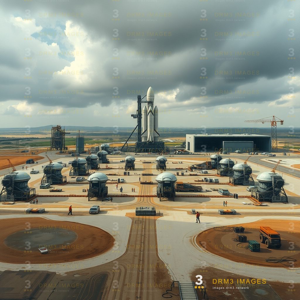 SpaceX plans Starship launch site with 10 pads for 2029 debut