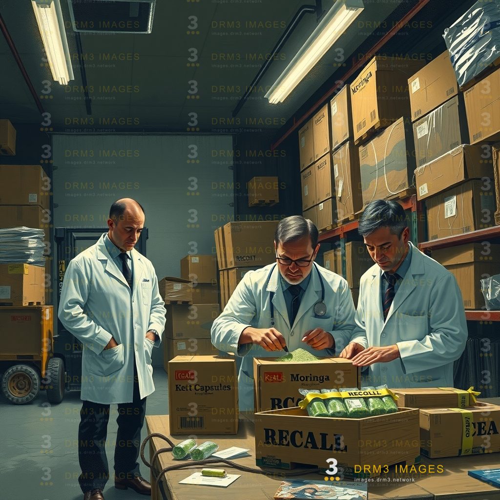 FDA and USDA FSIS recall TNVitamins Moringa products for Salmonella