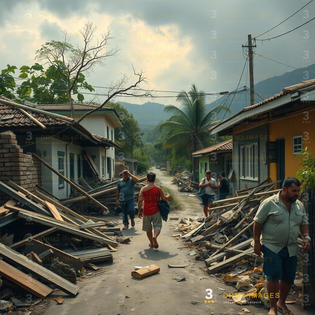 Windstorm damages 76 homes in Cañasgordas, Antioquia