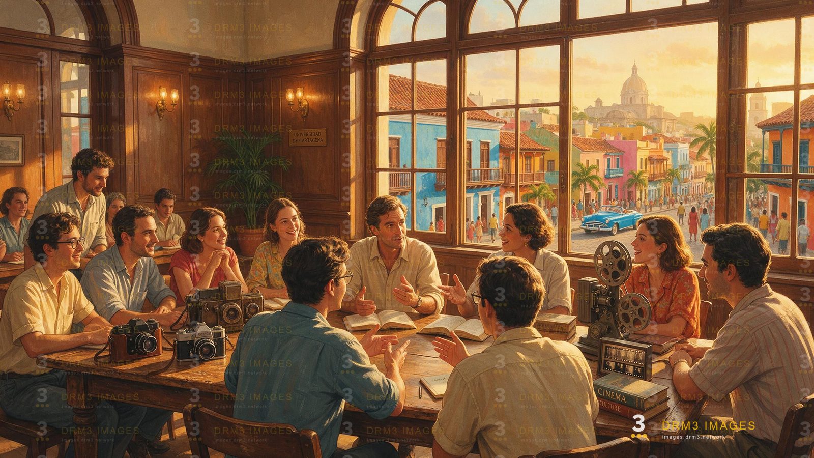 Cartagena film festival and university launch permanent cinema chair