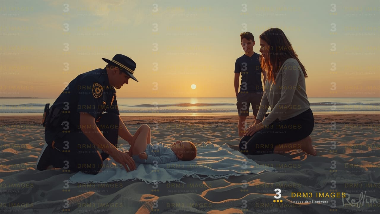9-month-old recovers after beach safety sergeant clears airway in Daytona Beach Shores