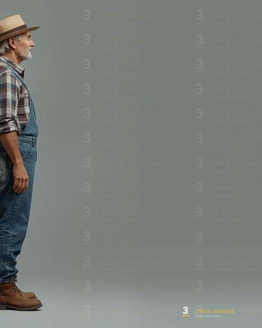 The farmer, left