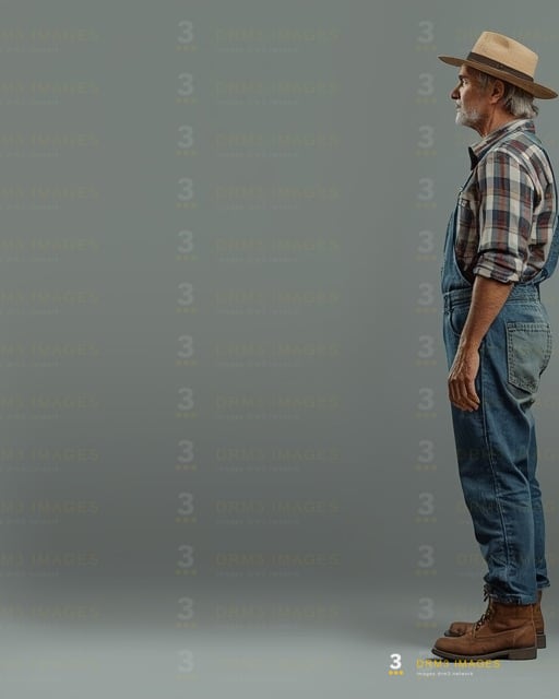 The farmer, right