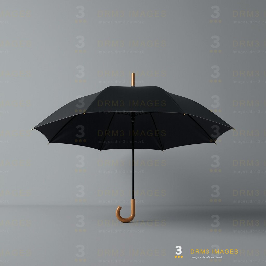 Black umbrella