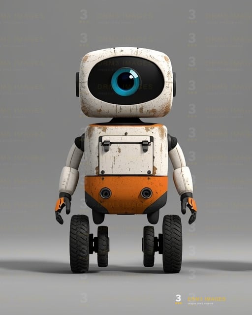 Bolt the courier robot, front