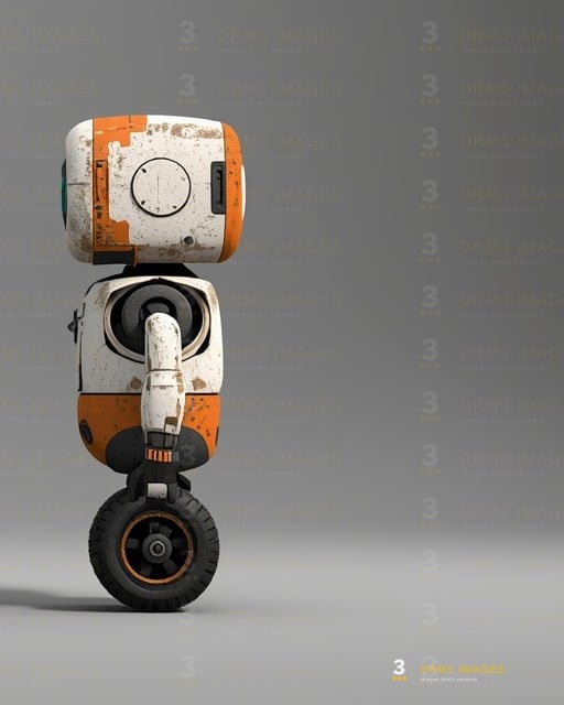 Bolt the courier robot, left