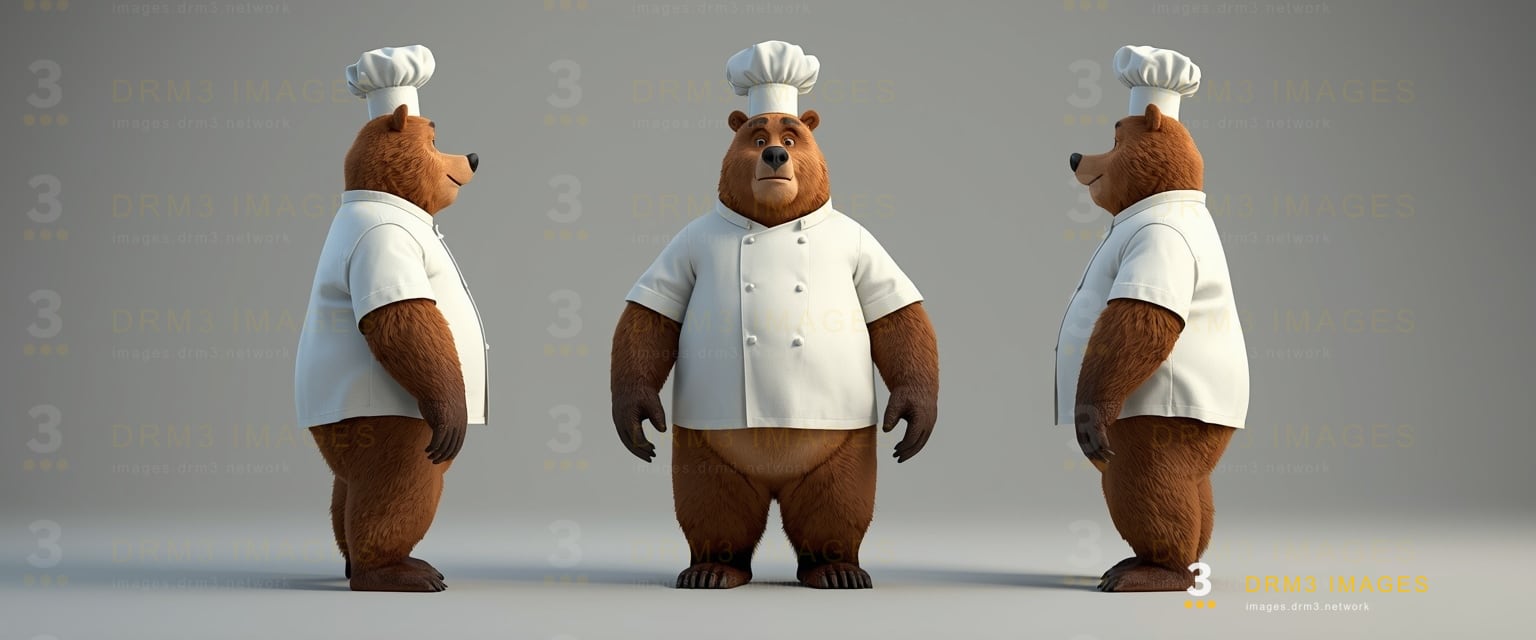 Chef Bruno the bear