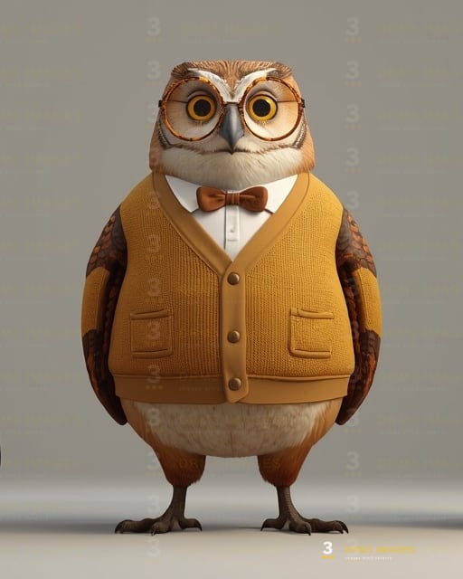 Professor Hoot, front