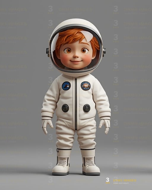 Pip the astronaut, front