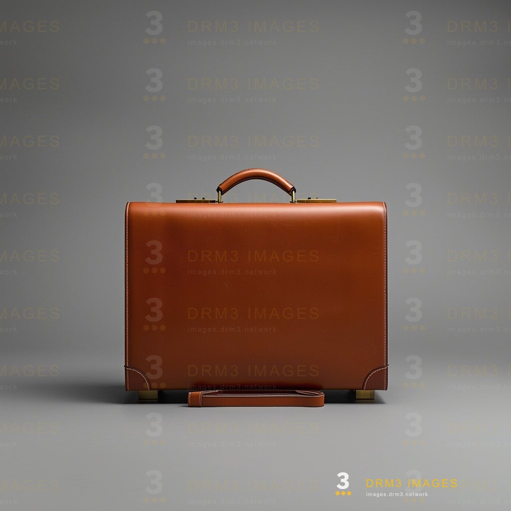 Leather briefcase