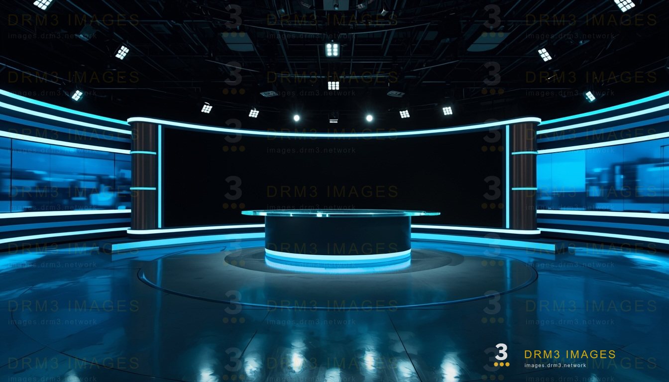Television studio desk