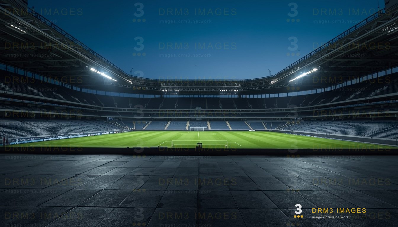 Empty stadium