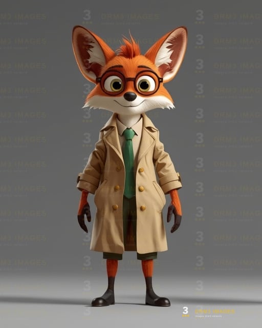 Fennick the fox reporter, front