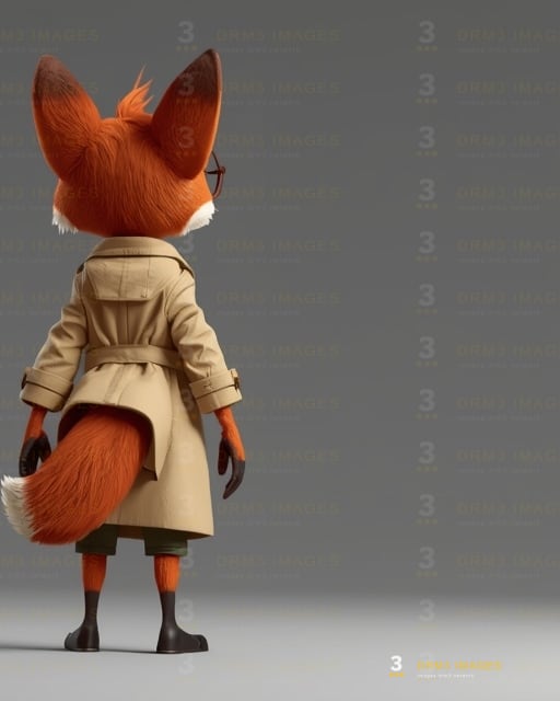 Fennick the fox reporter, left