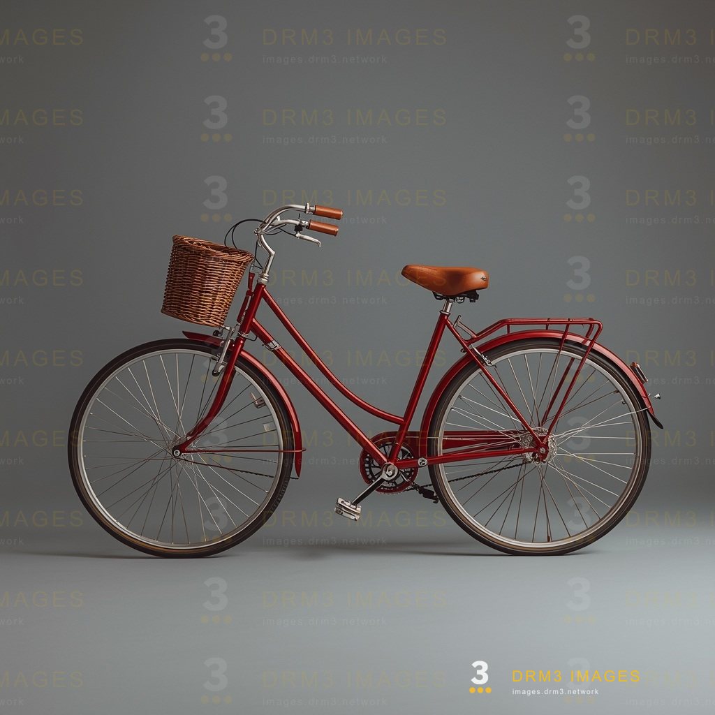 Red bicycle