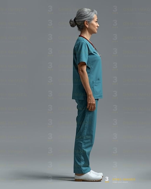 The nurse, right