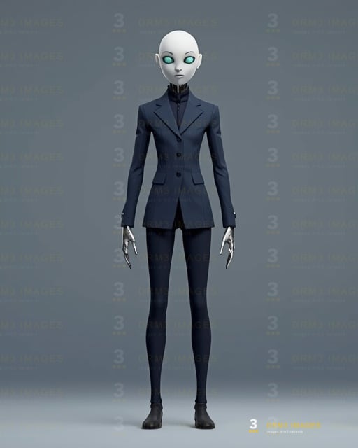 Vela the android anchor, front